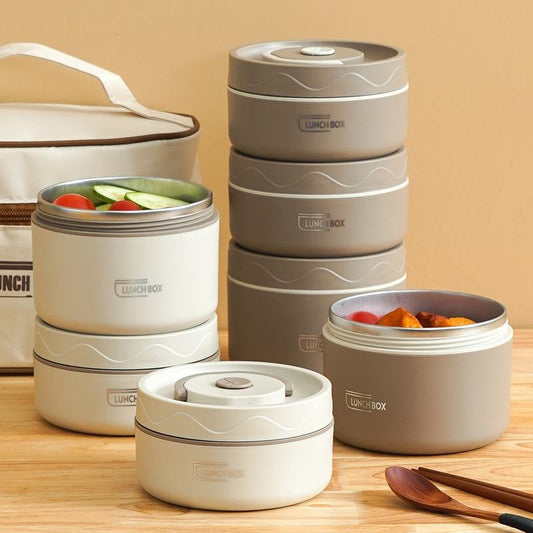 YELONA 970 ML Stainless Steel 3 Layer Bento Lunch