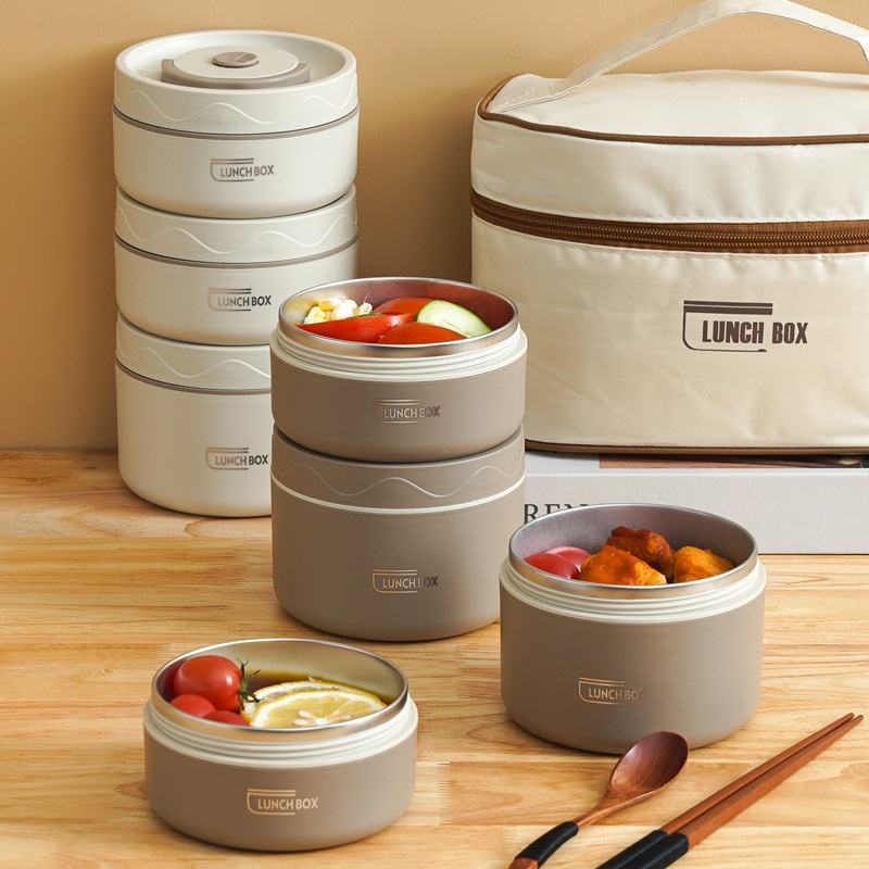 YELONA 970 ML Stainless Steel 3 Layer Bento Lunch