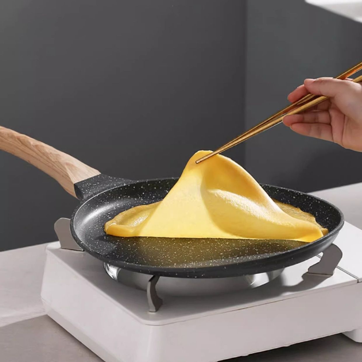 Premium Ceramic Crepe & Pancake Pan | Non-Stick Induction Tawa