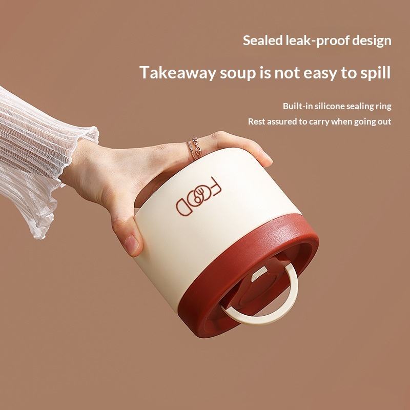 Hot Sale 304 Stainless Steel Vacuum Sealed Bowl Leak-Proof Thermal