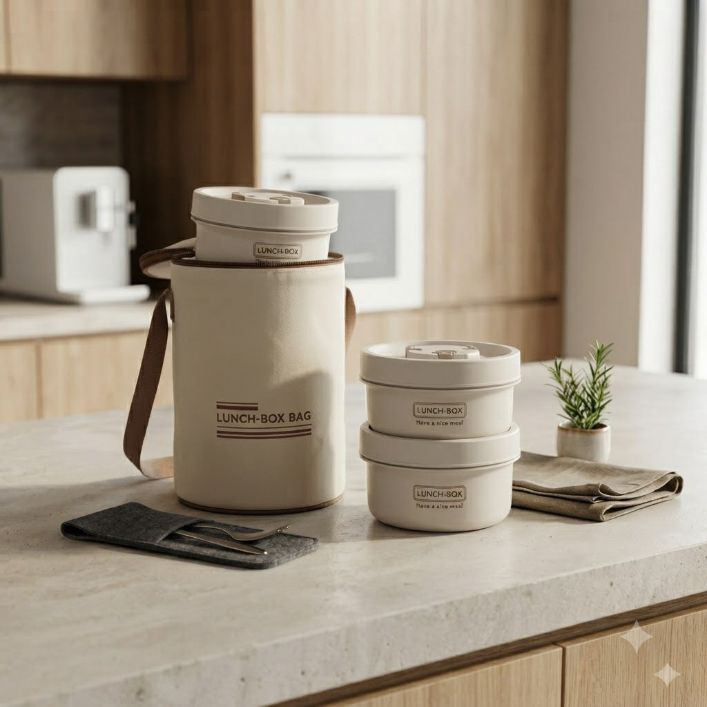 3 Layer Steel Tiffin Box