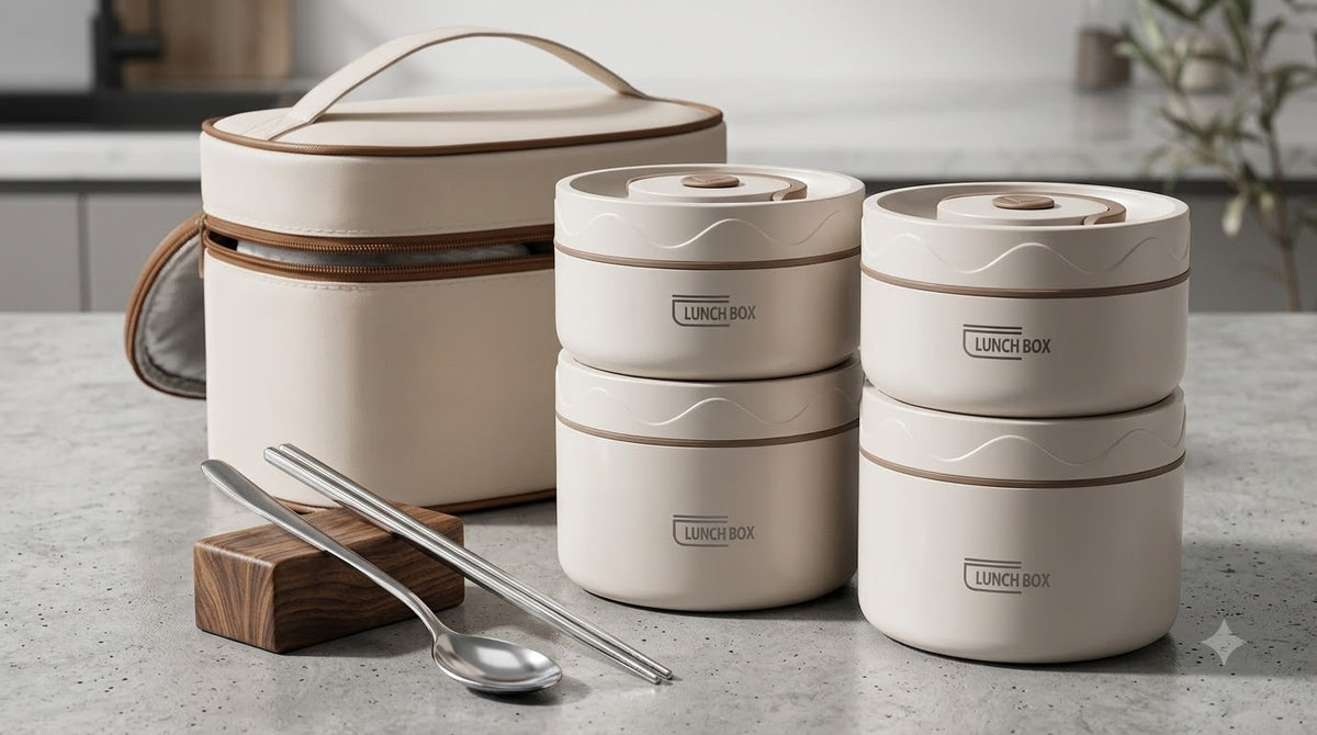 4 Layer Steel Lunch Box